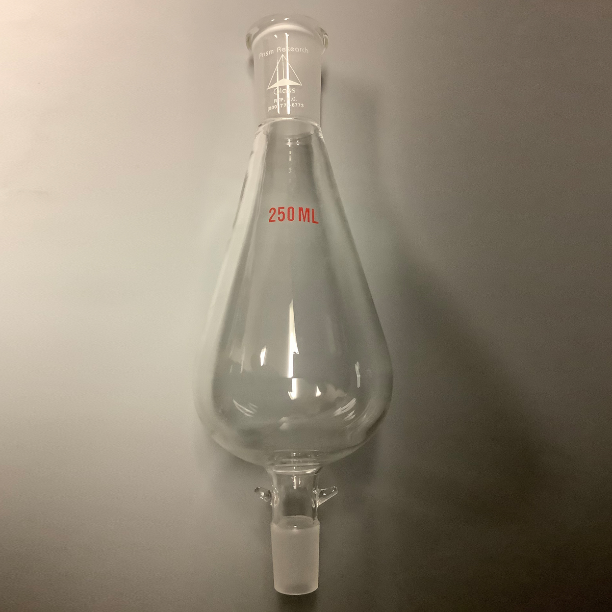 Kuderna-Danish Flask, with Hooks, 24/40 Top Joint 19/22 Lower Joint - Prism Research Glass