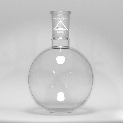 Flask, Flat Bottom, Single Short Neck, Standard Taper Joint