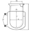 Cylindrical Jacketed Reaction Vessel