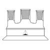 3-Neck Reaction Vessel Lid