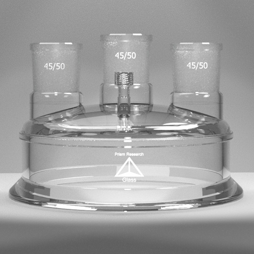 3-Neck Reaction Vessel Lid
