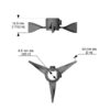 Caframo Lab Solutions®, Turbine 3 Blade Propeller Only, Model CLS-A553 - Image 2